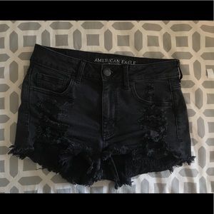 American Eagle Hi-Rise shortie short